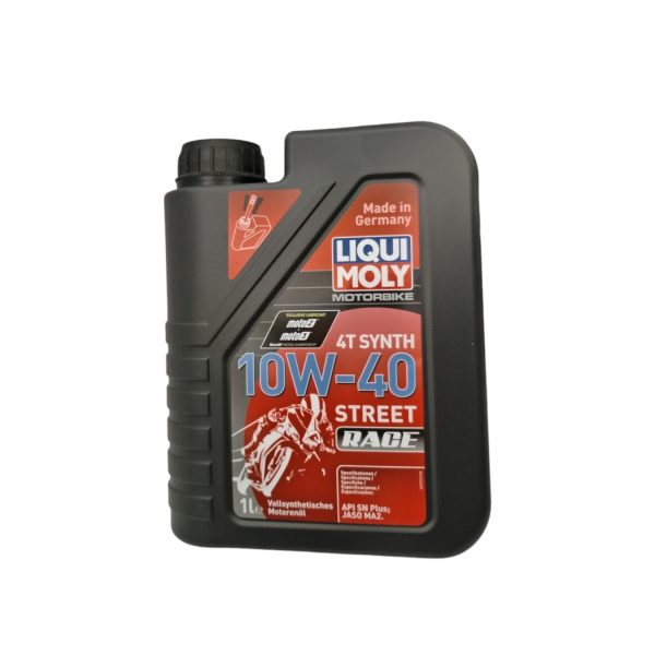 ACEITE SINTETICO 10W40 STREET RACE         MARCA:LIQUI MOLY                                                      REF:20753