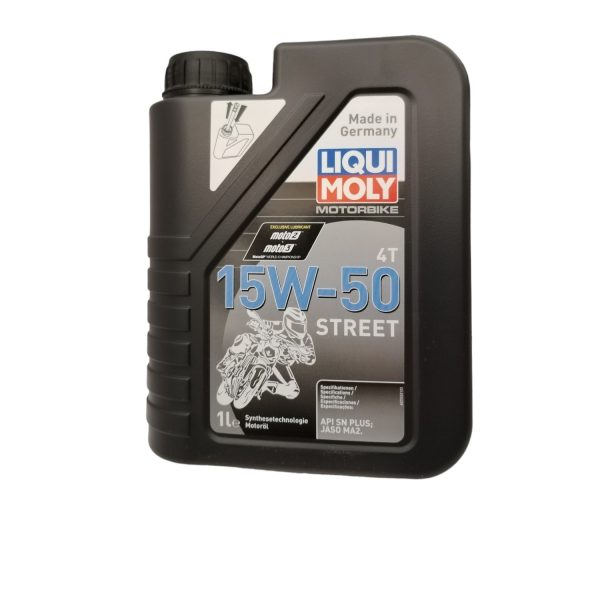 ACEITE SEMI-SINTETICO 15W50 STREET                 MARCA :LIQUI MOLY                              REF:2555