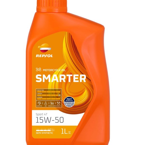 ACEITE SEMI-SINTETICO 15W50 SMARTER SPORT  MARCA: REPSOL    REF: RPP2065RHC
