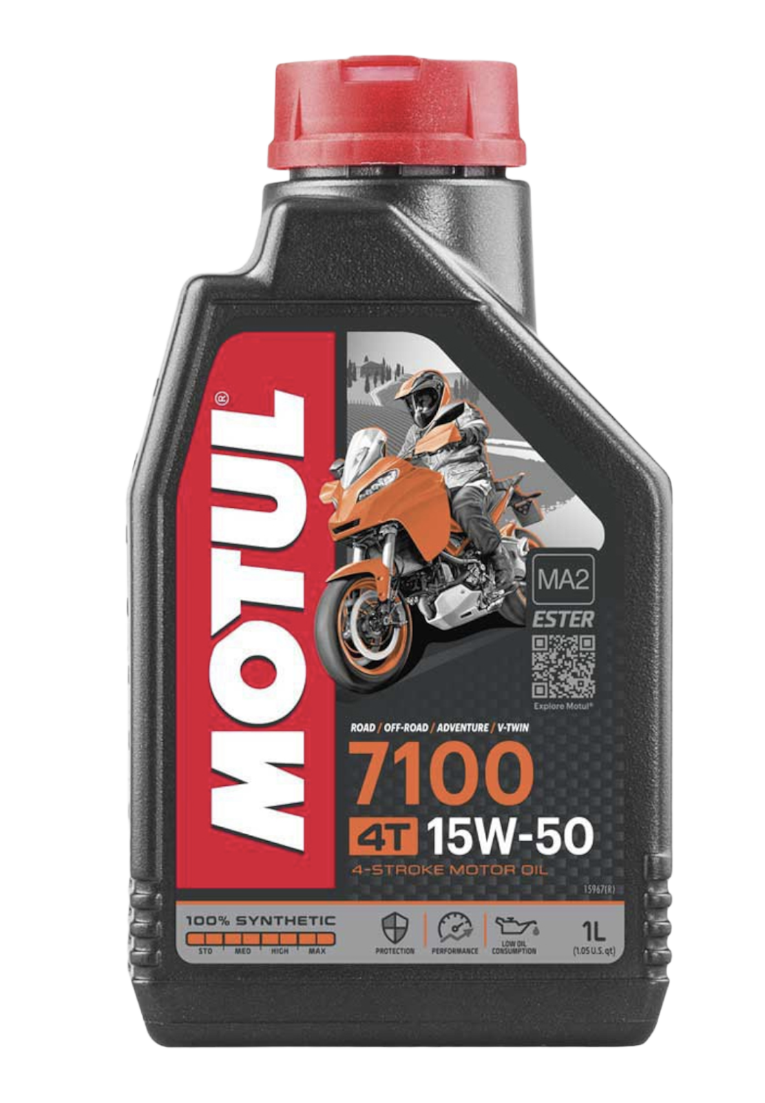 ACEITE-SINTETICO-15W50-7100.png ACEITE SINTETICO 15W50 7100 MARCA: MOTUL REF: 6010110 - Imagen 1