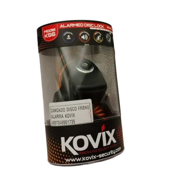 CANDADO DISCO FRENO ALARMA   MARCA: KOVIX    REF:  4897049901735