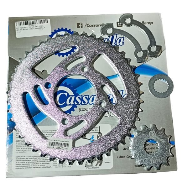 KIT PIÑONES GS125 45/14           MARCA:  CASSARELLA                 REF: 8475