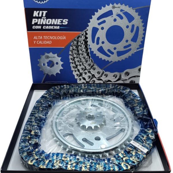 KIT TRANSMISION CBF150 INVICTA DORADA                    MARCA: CASSARELLA                        REF:   K0175622