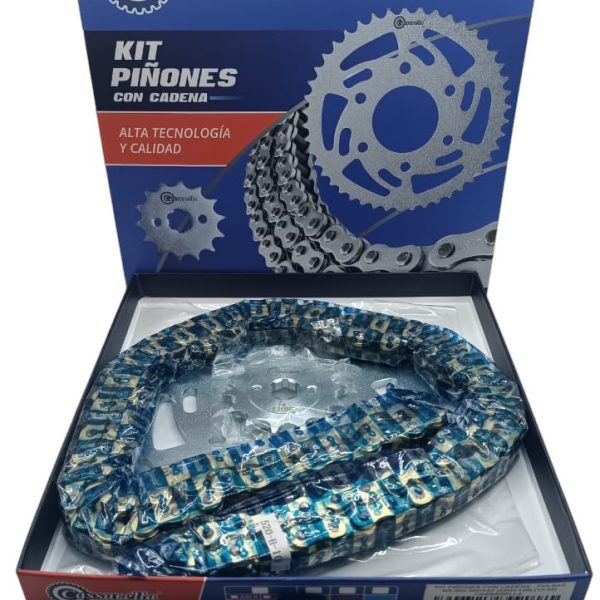 KIT TRANSMISION PULSAR 200NS DORADA                MARCA:   CASSARELLA                         REF:  K0175612