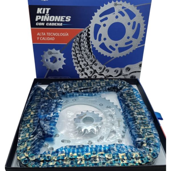 KIT TRANSMISION XR150 DORADA               MARCA:  CASSARELLA                                  REF:   K0175614
