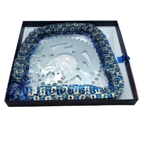 KIT TRANSMISION YBR125 DORADA             MARCA: CASSARELLA                              REF:  K0175607