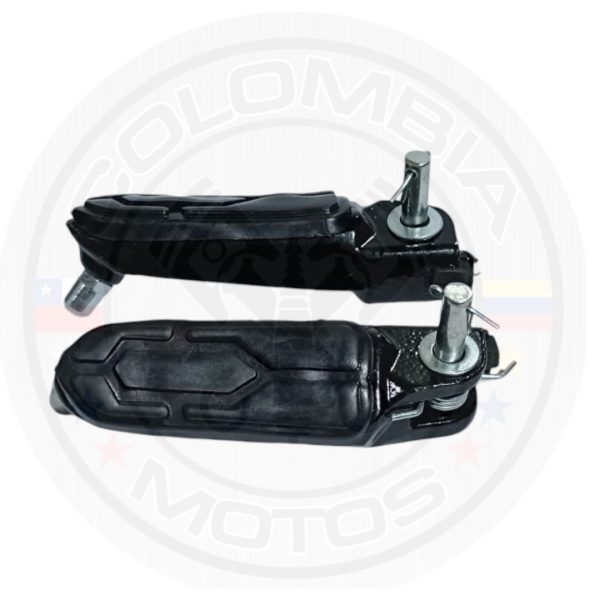 PEDALIN DELANTERO PULSAR 200NS (PAR) NEGRO      MARCA: MOTEXO                REF: KGB-PJ-207