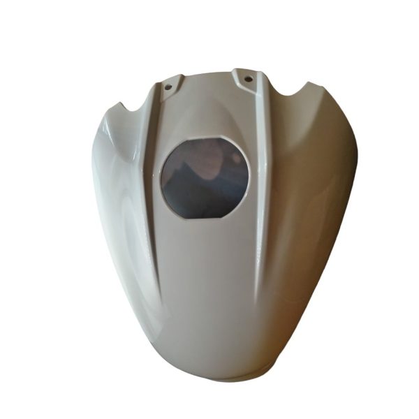 PLASTICO TAPA TANQUE PULSAR 160 NS BLANCO/STICKER    MARCA:  BAJAJ / AILYN   REF: 52JF0459