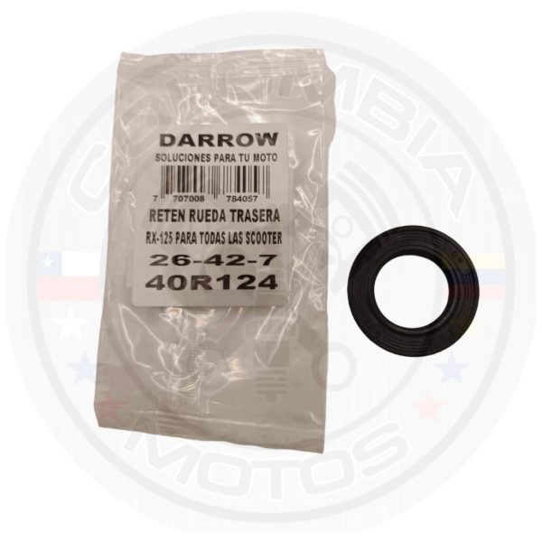 RETEN PORTA CATALINA FZ16 / YBR125   (26-42-7)                    MARCA:  DARROW             REF: 40R124