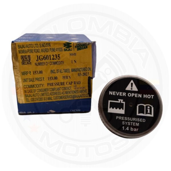 TAPA RADIADOR PULSAR 200NS/RS       MARCA: BAJAJ / AILYN           REF: JG601235