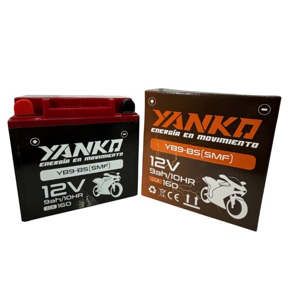 BATERIA YB9-BS 12N9-4B-1 PULSAR 180/220 YANKO