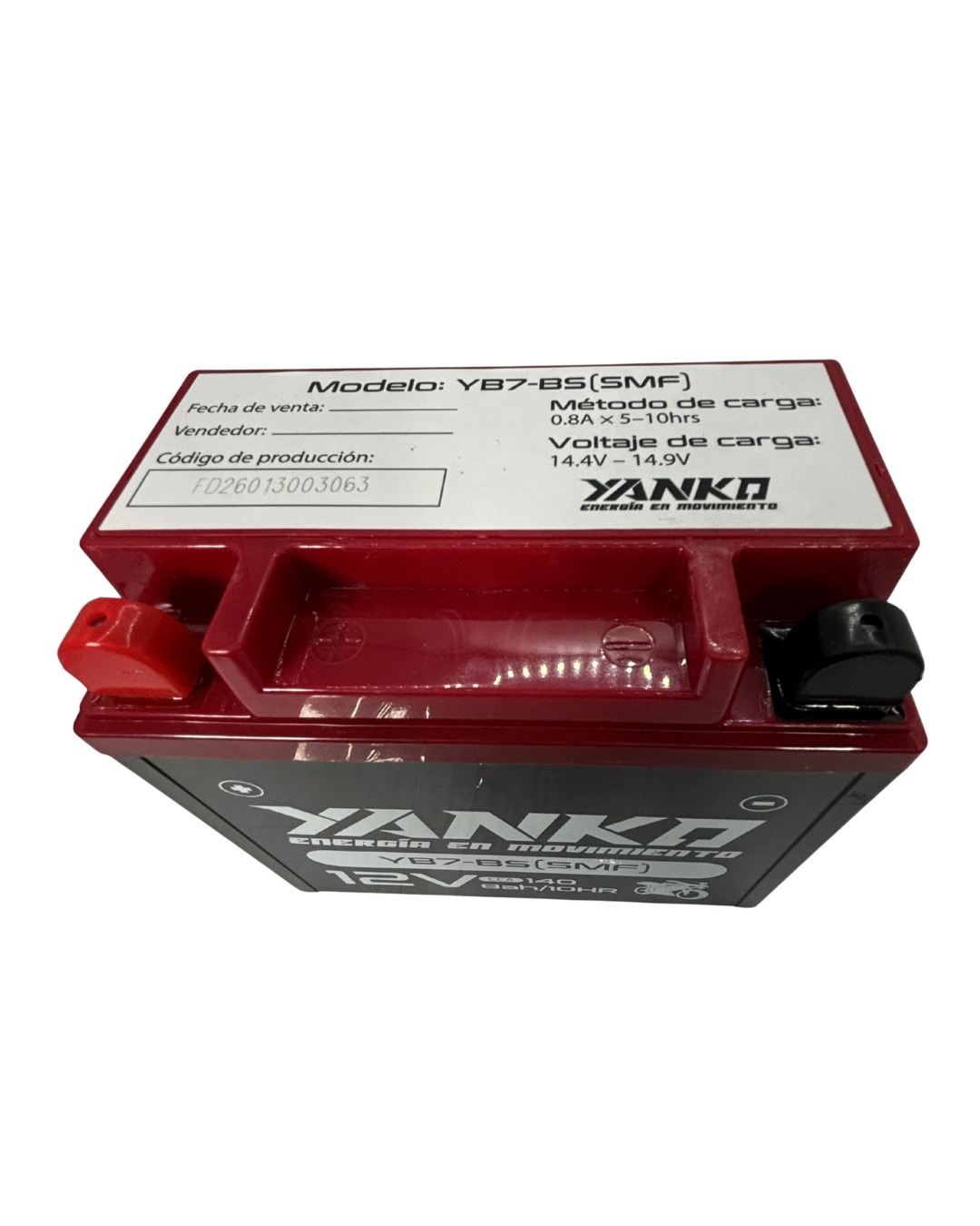 BATERIA YB7-BS / 12N7A-3A CG125 / CB1 / CBF125 TWISTER YANKO