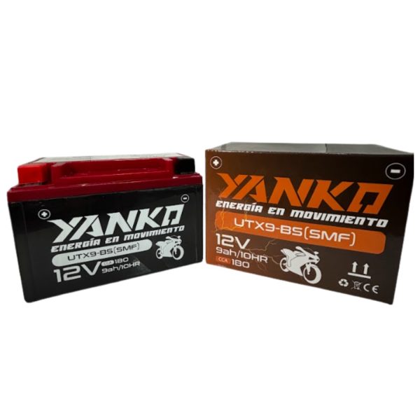 BATERIA UTX9-BS / YTX9-BS PULSAR 200NS RS/ DOMINAR 250 400 / KTM 200 250 390 YANKO