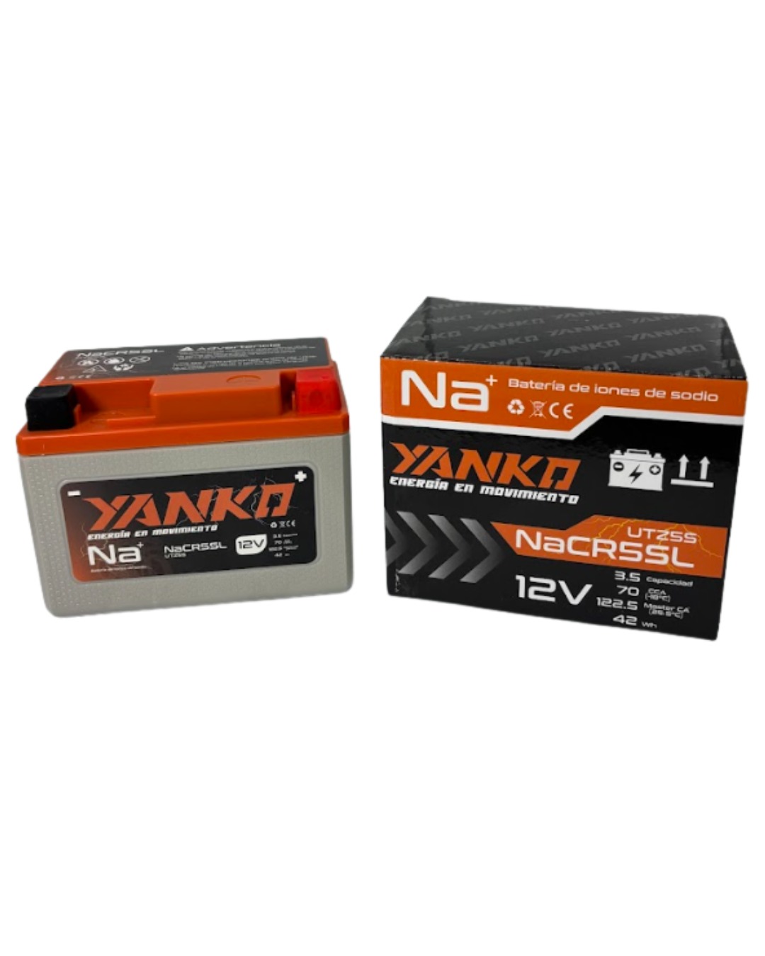 WhatsApp Image 2026-05-08 at 10.55.21 BATERIA SODIO Na CR5SL / YTZ5-S / YTX4L-BS R15 / NAVI 110 YANKO - Imagen 1