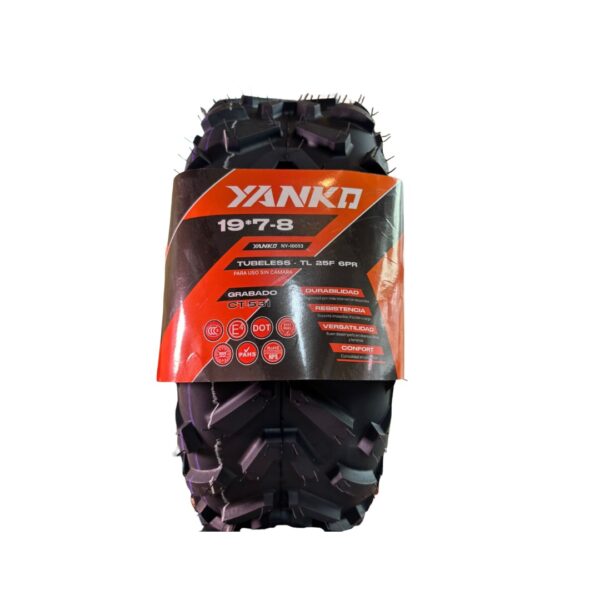 NEUMATICO ATV 19/7-8  TL CT-531 6PR	YANKO